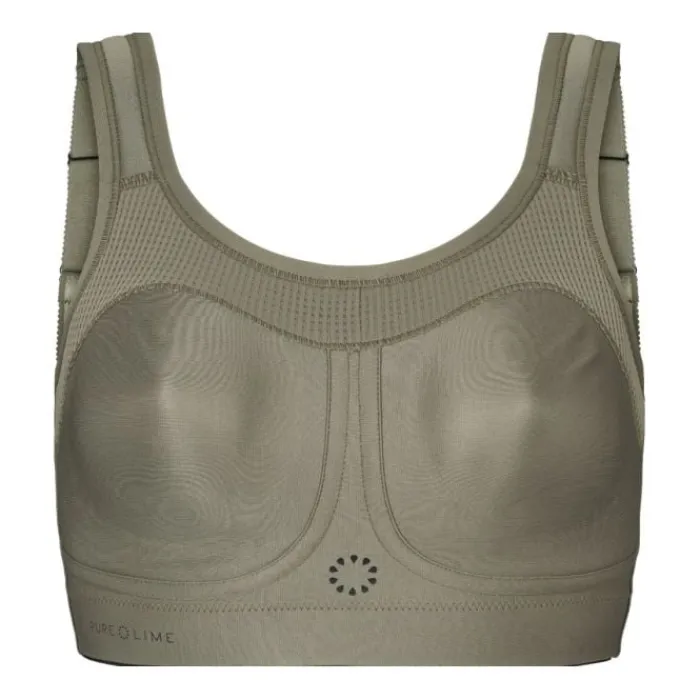 PureLime Brassière De Sport^Compression Bra - High Impact Vert