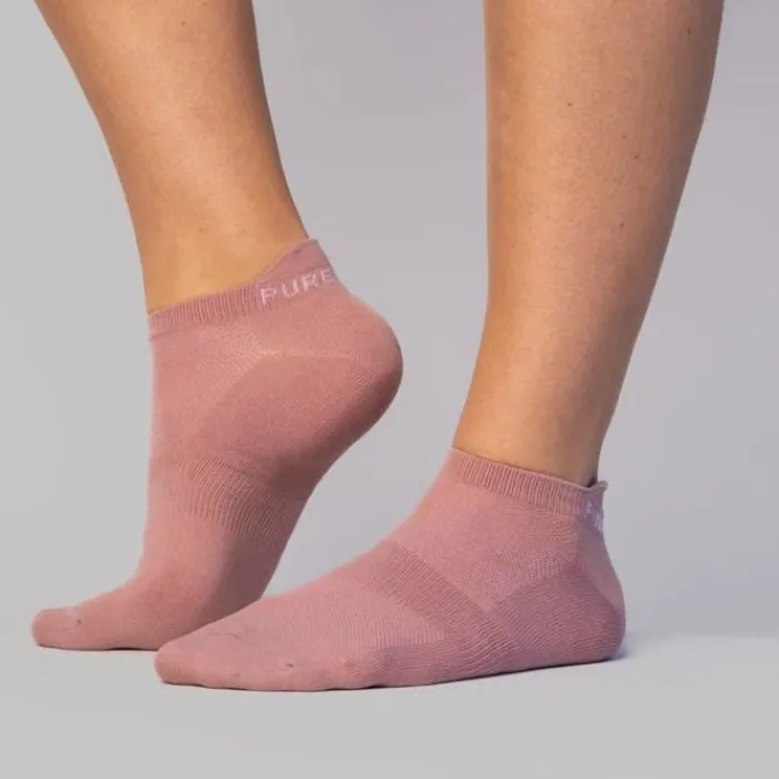 PureLime Chaussettes|Chaussettes Running^Footies 2-pack Noir
