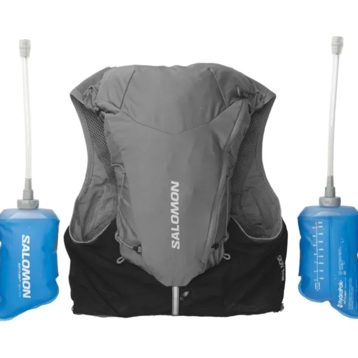 Salomon Sacs À Dos Et Sacs^Advanced Skin 12 With Flasks Gris