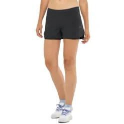 Salomon Short Running^Cross 2-In-1 Shorts Noir