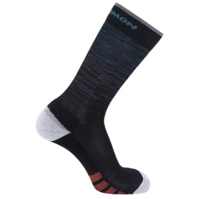 Salomon Chaussettes|Chaussettes Running^Predict Crew Deep Noir