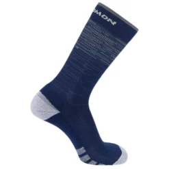 Salomon Chaussettes|Chaussettes Running^Predict Crew Deep Bleu
