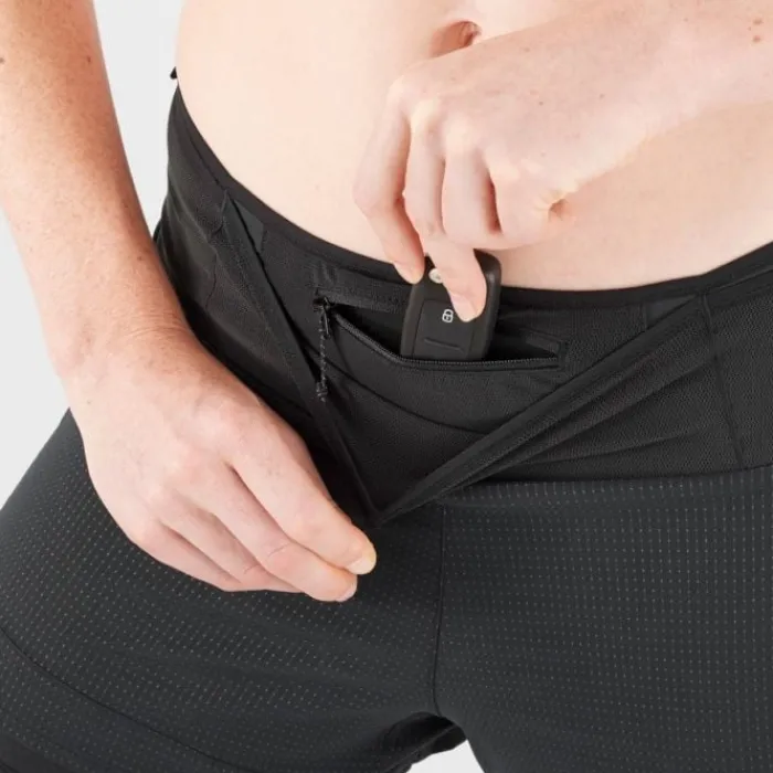 Salomon Short Running^Sense Aero 2-In-1 Shorts Noir