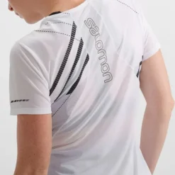 Salomon T-shirt Et Manches Longues Running^Sense Aero Short Sleeve Tee Blanc
