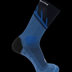 Salomon Chaussettes|Chaussettes Running^Speedcross Crew Bleu