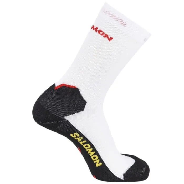 Salomon Chaussettes|Chaussettes Running^Speedcross Crew Blanc