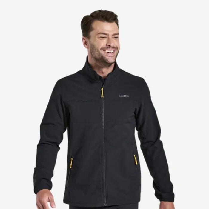 Saucony Veste Running^Bluster Jacket Noir