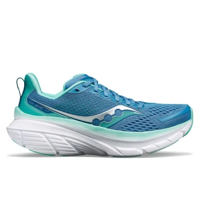 Saucony Chaussures Pronation|Chaussures Running Entrainement^Guide 17 Bleu