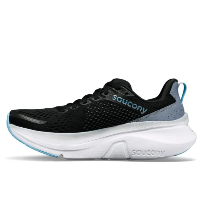 Saucony Chaussures Running Pied Large|Chaussures Pronation^Guide 17 Wide Noir