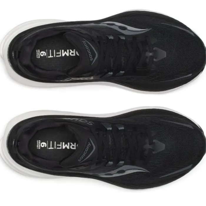 Saucony Chaussures Running Pied Large|Chaussures Pronation^Hurricane 24 Wide Noir