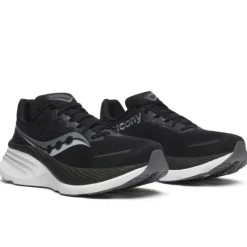 Saucony Chaussures Running Pied Large|Chaussures Pronation^Hurricane 24 Wide Noir