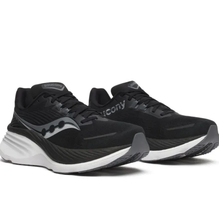 Saucony Chaussures Running Pied Large|Chaussures Pronation^Hurricane 24 Wide Noir