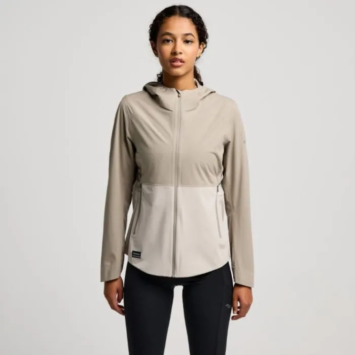Saucony Veste Running^Hurricane Waterproof Jacket Marron