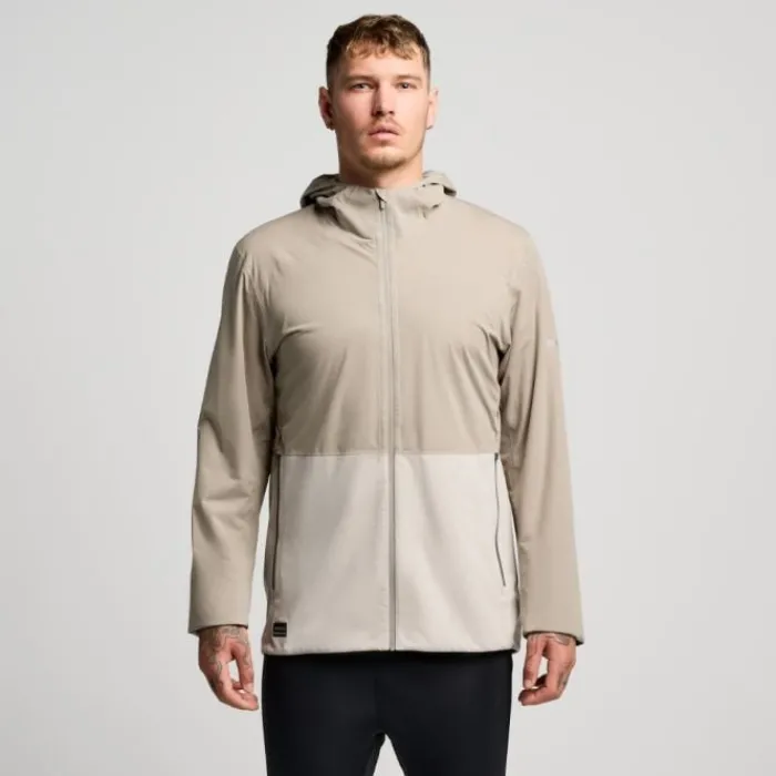 Saucony Veste Running^Hurricane Waterproof Jacket Marron