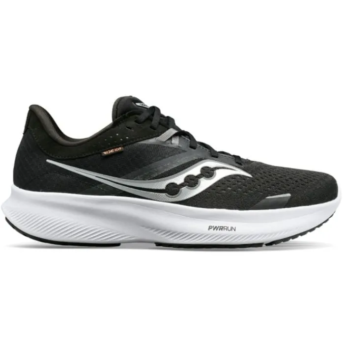 Saucony Chaussures Running Pied Large|Chaussures Running Neutre^Ride 16 Wide Noir