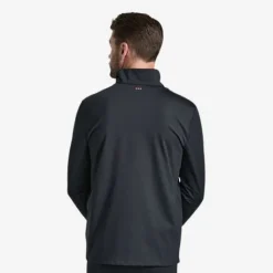 Saucony T-shirt Et Manches Longues Running^Solstice 1/4 Zip Noir