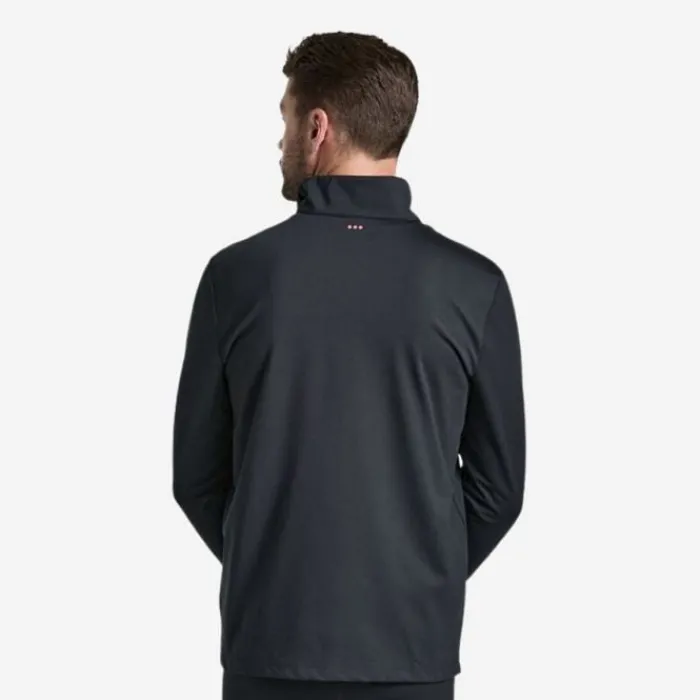 Saucony T-shirt Et Manches Longues Running^Solstice 1/4 Zip Noir