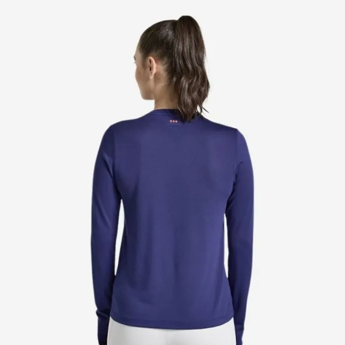 Saucony T-shirt Et Manches Longues Running^Stopwatch Graphic Long Sleeve Mauve