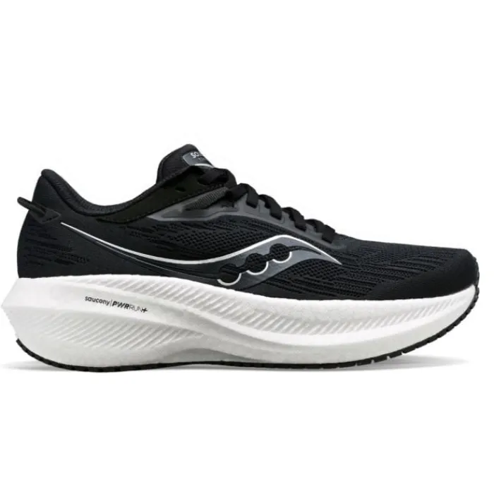 Saucony Chaussures Running Pied Large|Chaussures Running Neutre^Triumph 21 Wide Noir