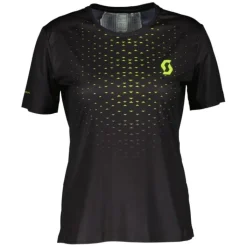 Scott T-shirt Et Manches Longues Running^RC Run Short Sleeve Noir