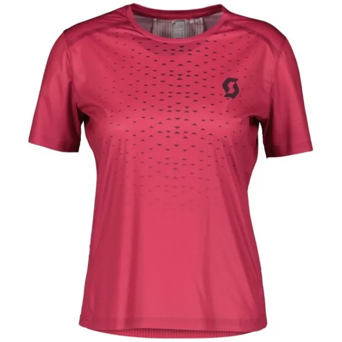 Scott T-shirt Et Manches Longues Running^RC Run Short Sleeve Rose