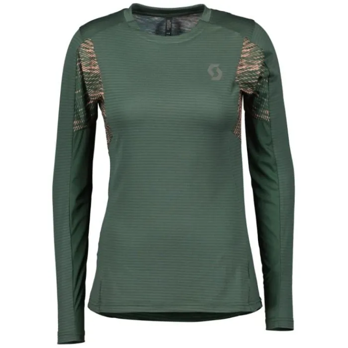 Scott T-shirt Et Manches Longues Running^Trail Run Long Sleeve Vert