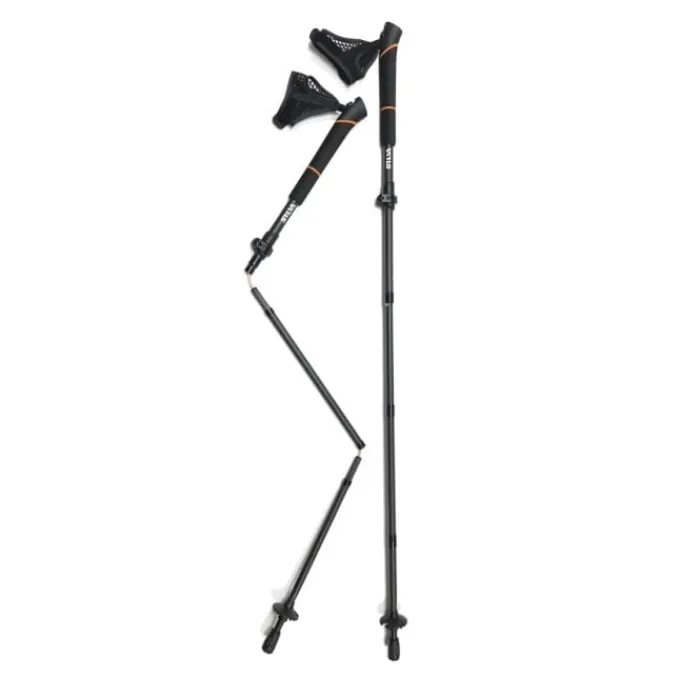 Silva Bâtons De Marche^Running Poles Carbon Adjustable Noir