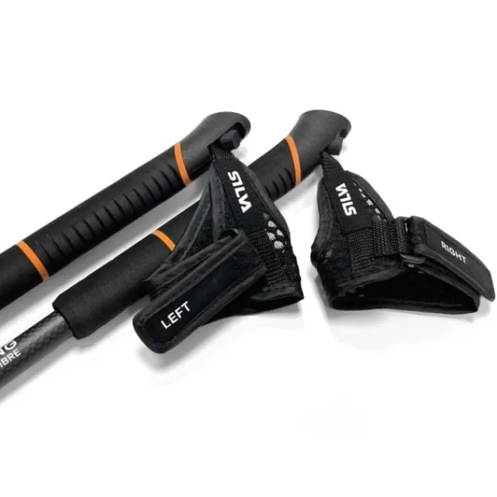 Silva Bâtons De Marche^Running Poles Carbon Adjustable Noir