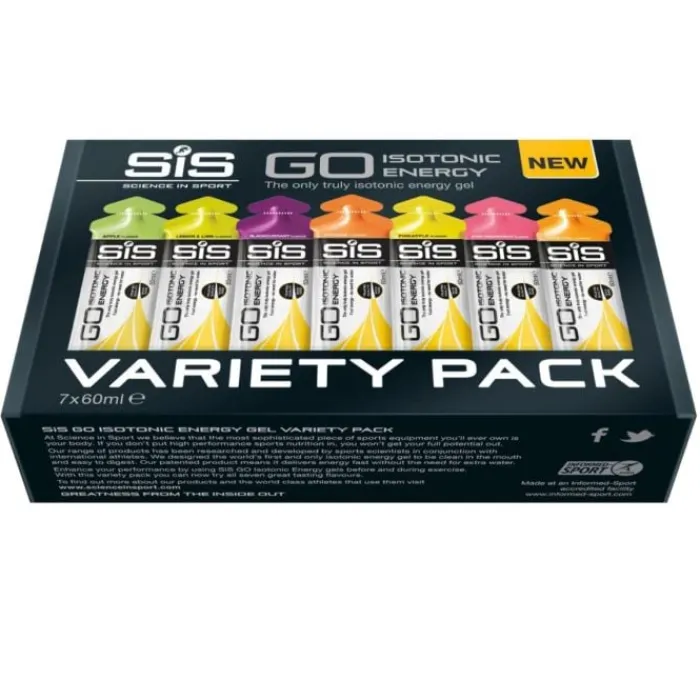 SIS Nutrition Sportive^Go Isotonic Energy 7 Pack Variety Gels