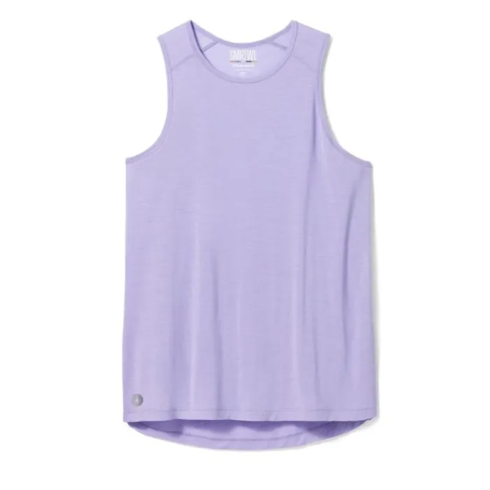 Smartwool T-shirt Et Manches Longues Running^Active Ultralite High Neck Tank Wool Mauve