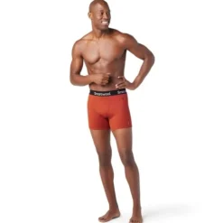 Smartwool Sous Vetement Sport^Boxer Brief Boxed Wool Rouge