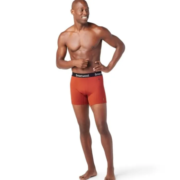 Smartwool Sous Vetement Sport^Merino Sport Boxer Breif Boxed Orange