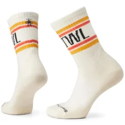 Smartwool Chaussettes|Chaussettes Running^Run Athletic Retro Stripe Crew Socks Blanc