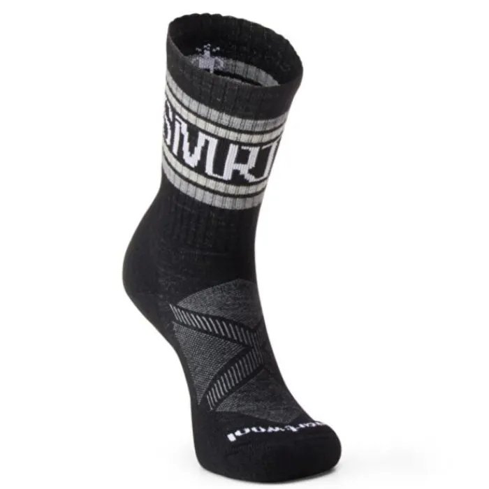 Smartwool Chaussettes|Chaussettes Running^Run Athletic Retro Stripe Crew Socks Noir