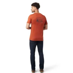 Smartwool T-shirt Et Manches Longues Running^Wilderness Summit Short Sleeve Graphic Tee Slim Fit Orange