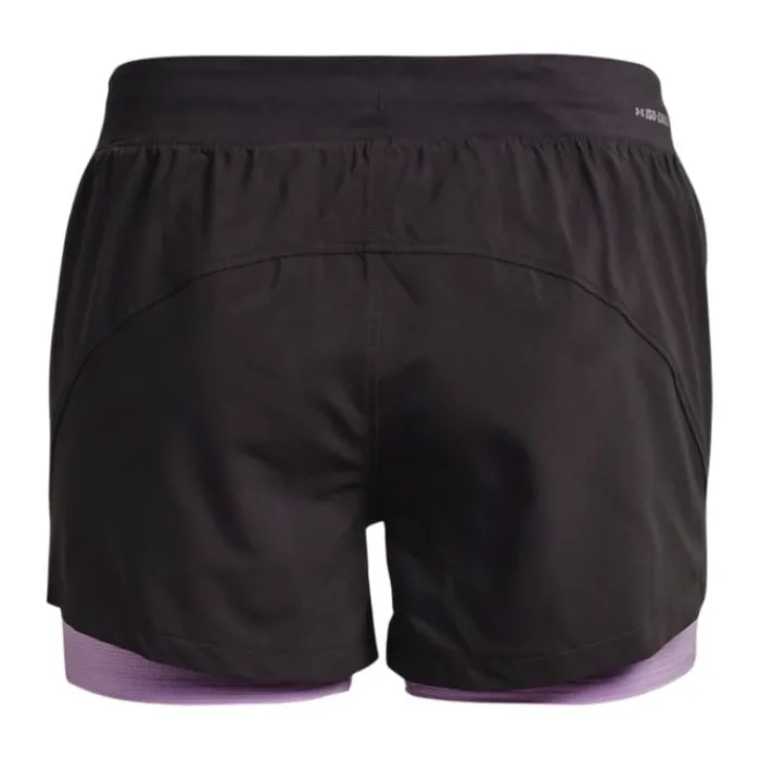 Under Armour Short Running^Iso-Chill Run 2-In-1 Shorts Noir
