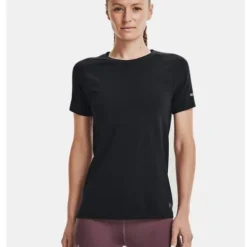 Under Armour T-shirt Et Manches Longues Running^Seamless Run Short Sleeve Noir