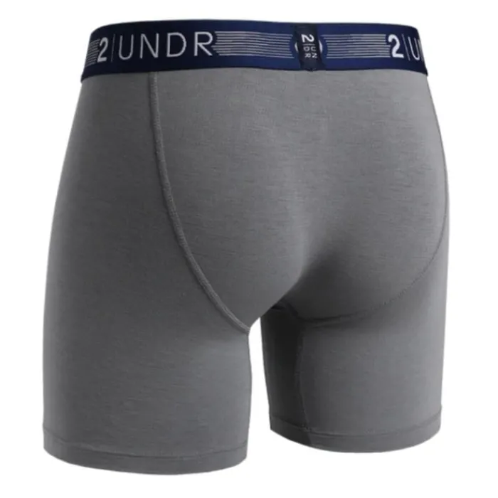 2UNDR Sous Vetement Sport^Flow Shift Boxer Gris