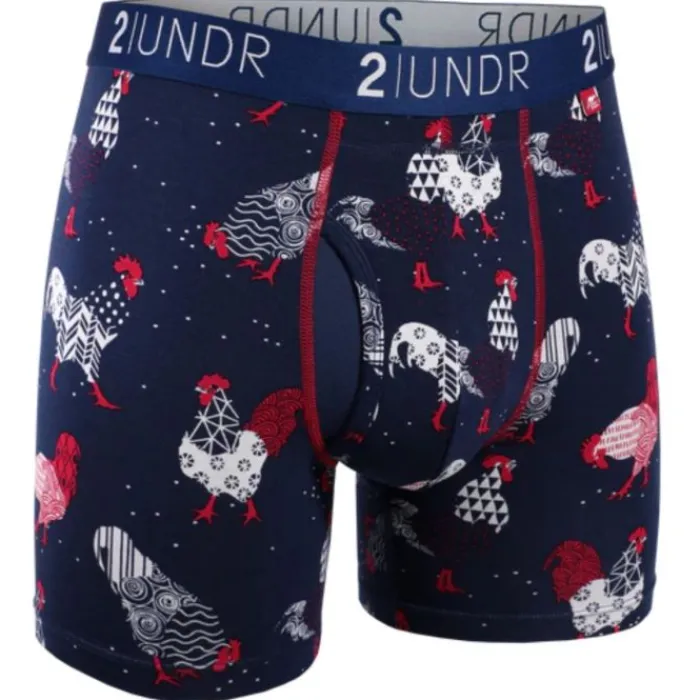 2UNDR Sous Vetement Sport^Swing Shift Boxer Rouge