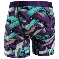 2UNDR Sous Vetement Sport^Swing Shift Boxer Mauve