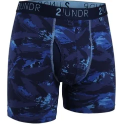 2UNDR Sous Vetement Sport^Swing Shift Boxer Bleu