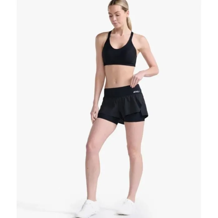 2XU Short Running^Aero 2in1 4 inch Shorts Noir