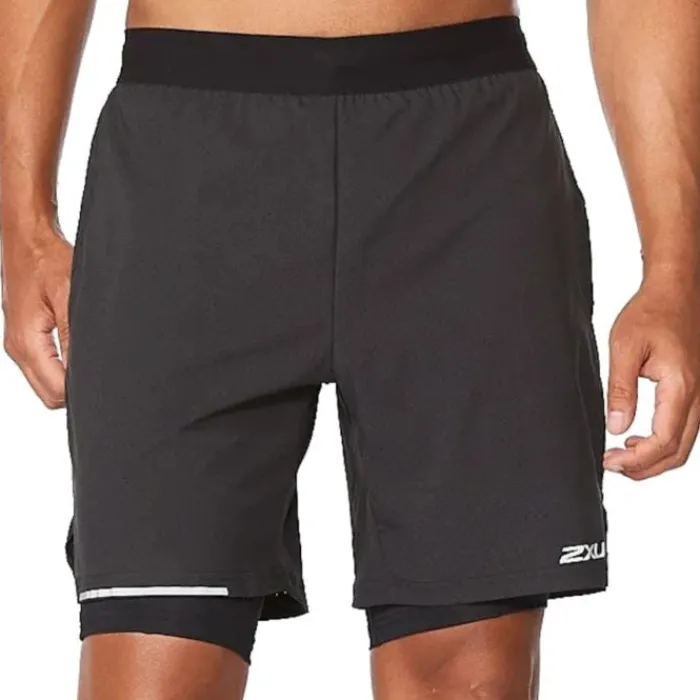 2XU Short Running^Aero 2in1 7inch Shorts Noir