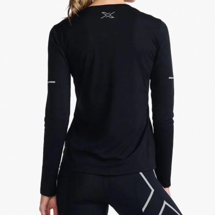 2XU T-shirt Et Manches Longues Running^Aero Long Sleeve Tee Noir