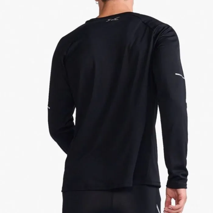 2XU T-shirt Et Manches Longues Running^Aero Long Sleeve Tee Noir