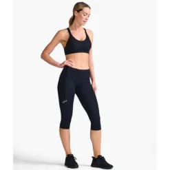 2XU Collant Et Pantalon Running^Aero Mid-Rise Compression 3/4 Tight Noir