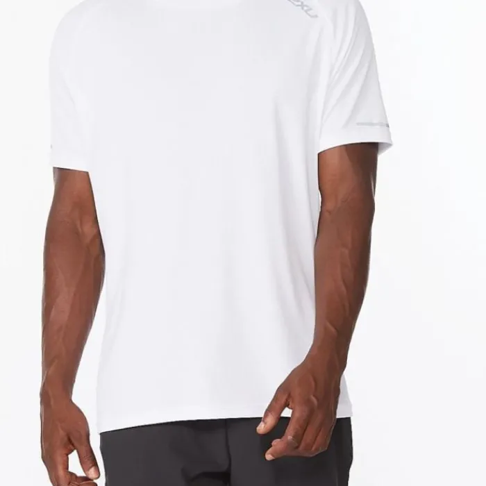2XU T-shirt Et Manches Longues Running^Aero Tee Blanc