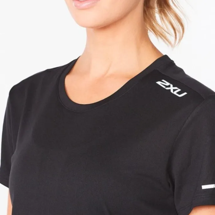 2XU T-shirt Et Manches Longues Running^Aero Tee Argent