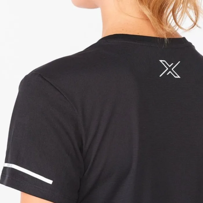 2XU T-shirt Et Manches Longues Running^Aero Tee Argent