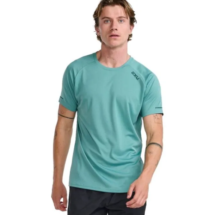 2XU T-shirt Et Manches Longues Running^Aero Tee Vert